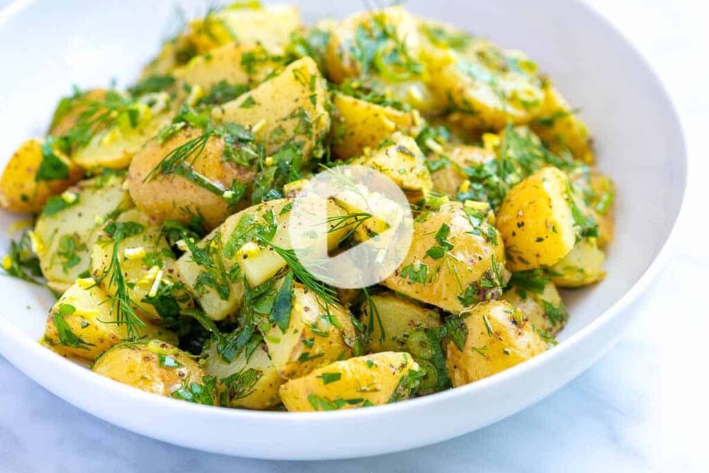 Herby Roasted Potato Salad