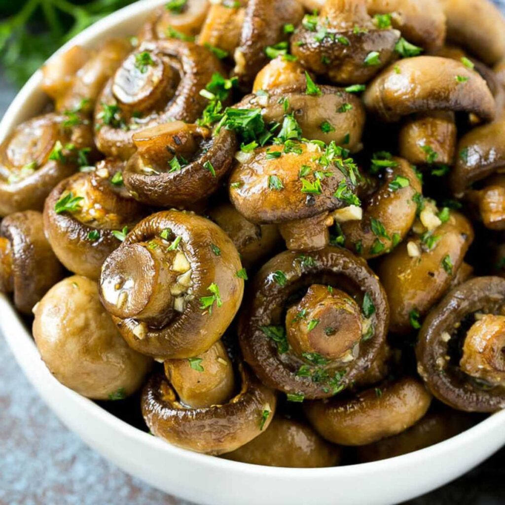 Smoky Garlic Butter Mushrooms